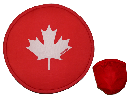 O'Canada Maple Leaf Foldable Frisbee
