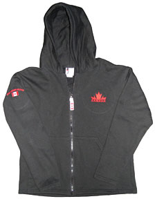 Canada Ladies Cut Full-Zip Hoodie (black)
