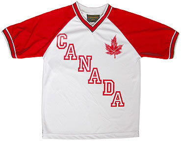 Canada Kicks Ass On Ice And Grass World Cup Soccer Jersey (white)