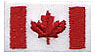 Canada Knitted Sticker (Canadian flag)