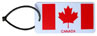Canada Flag Luggage Tag (plastic)