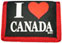 I Love Canada Flag Nylon Folding Wallet
